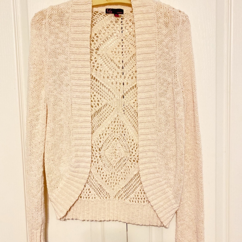 Lace Crocheted Cardigan